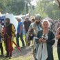 Historisches Markttreiben wie zu Luthers Zeiten auf dem Ramelsloher Domplatz